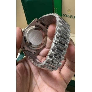 Rolex Day-Date Silver / Blue