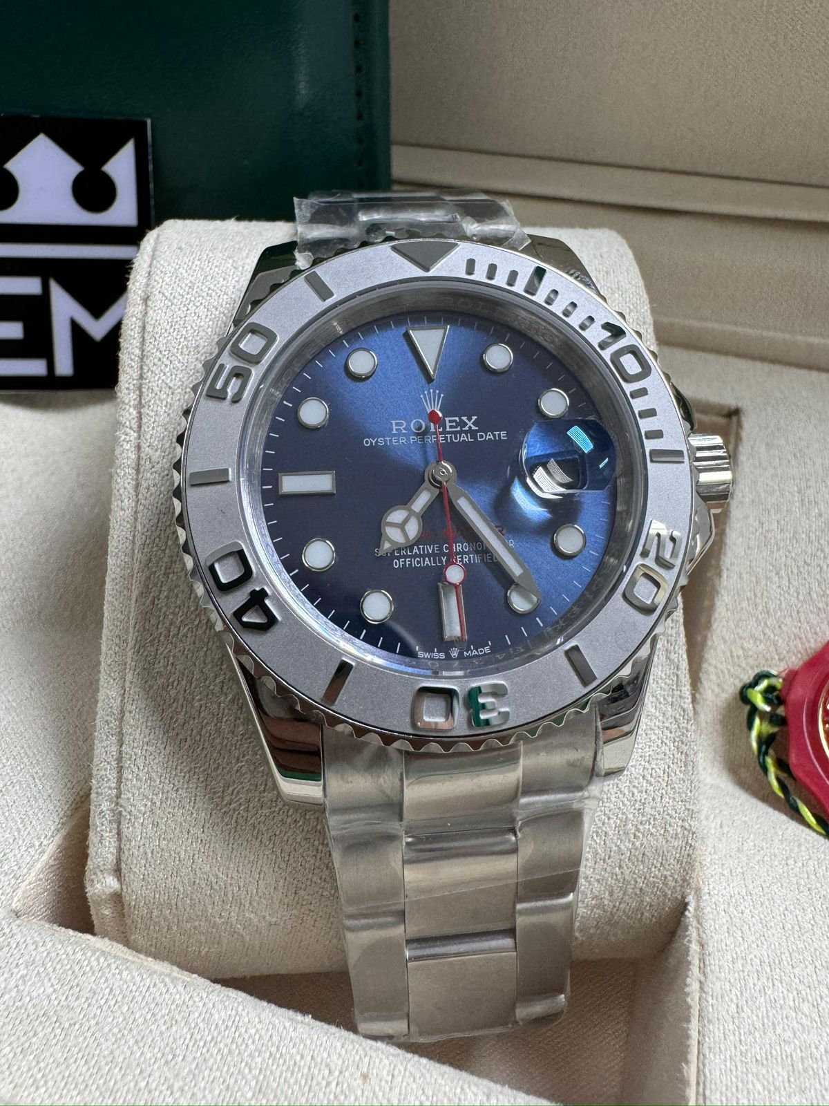 Rolex Yacht-Master Silver / Blue
