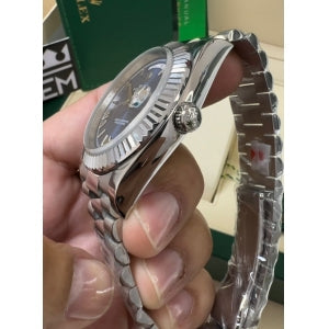 Rolex Day-Date Silver / Blue